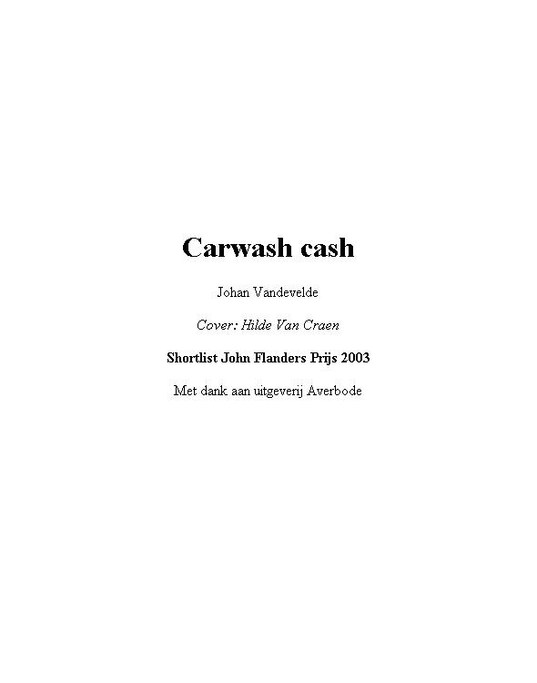 Carwash cash