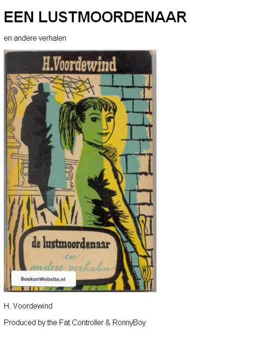 Een lustmoordenaar en andere verhalen