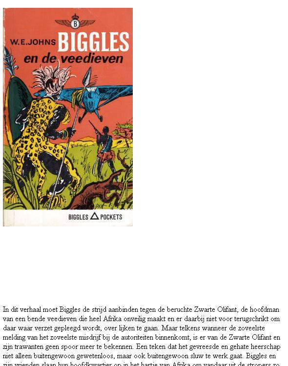 Biggles en de veedieven