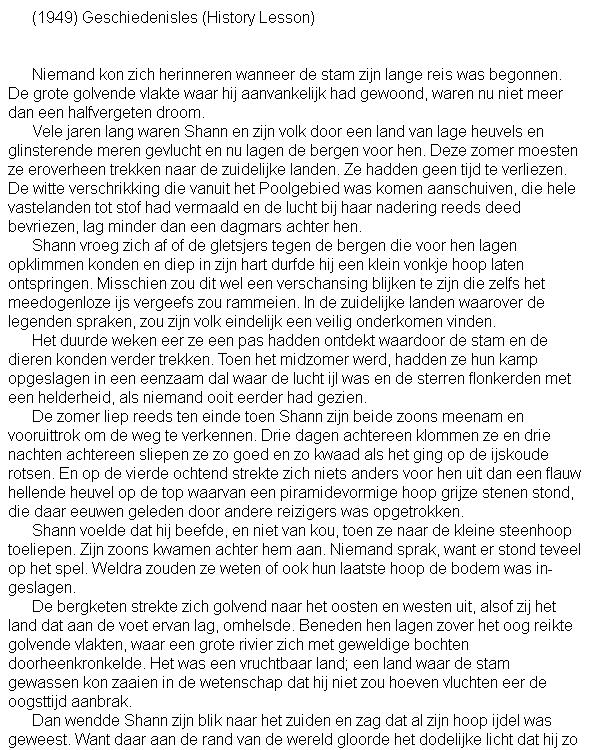 Geschiedenisles (1949)