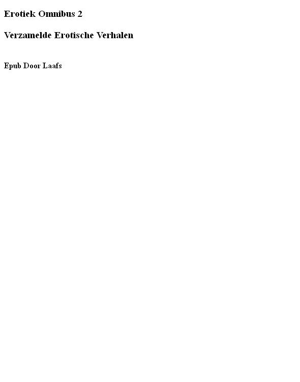 Erotiek omnibus 2