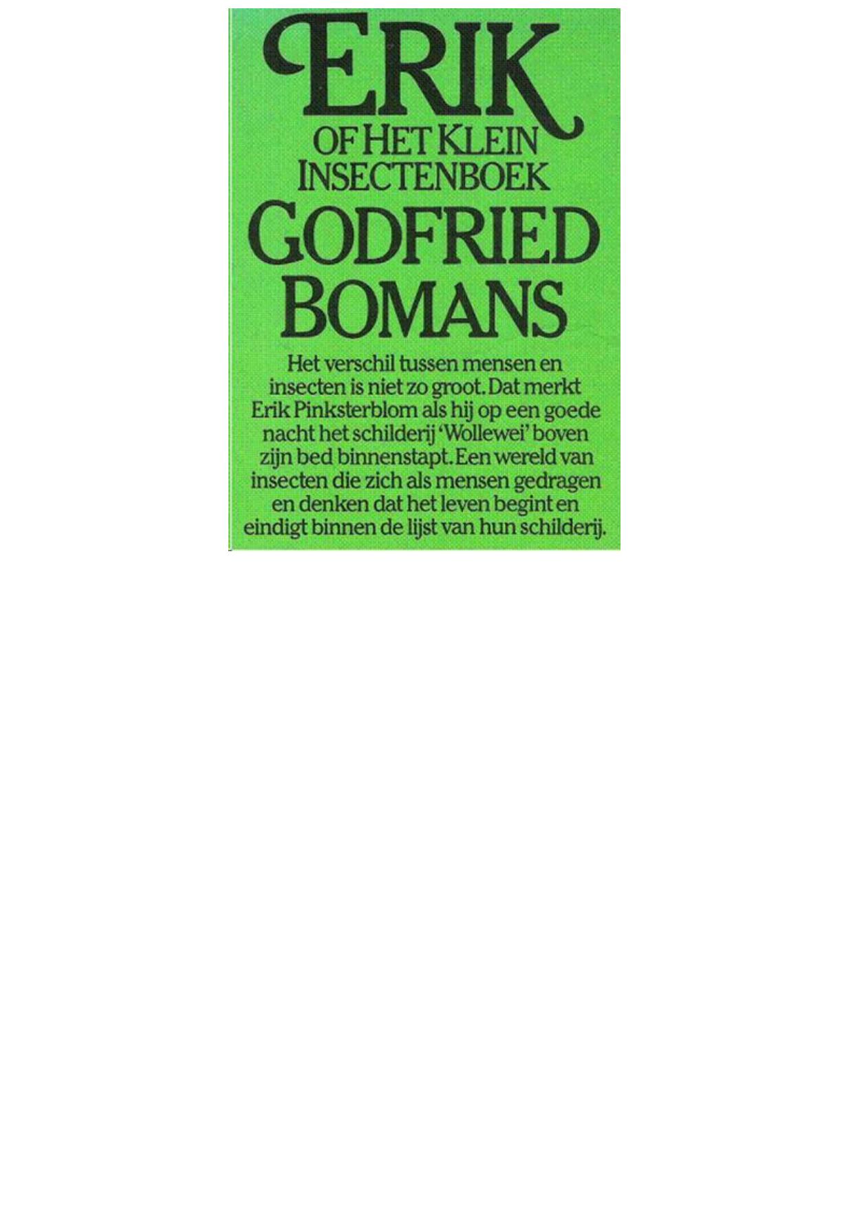 Erik of het Klein Insectenboek