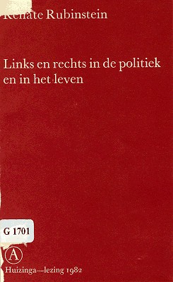 Links en rechts in de politiek en in het leven
