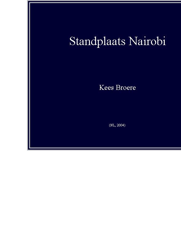 Standplaats Nairobi