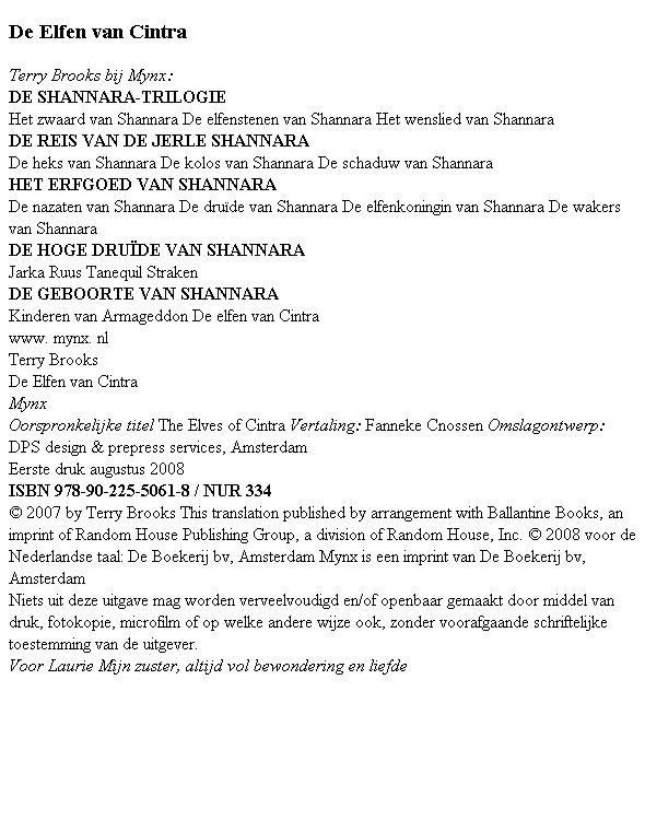 De Elfen van Cintra (5)