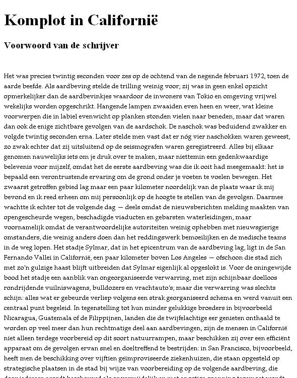 Komplot in Californie