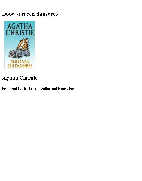 Dood van een danseres