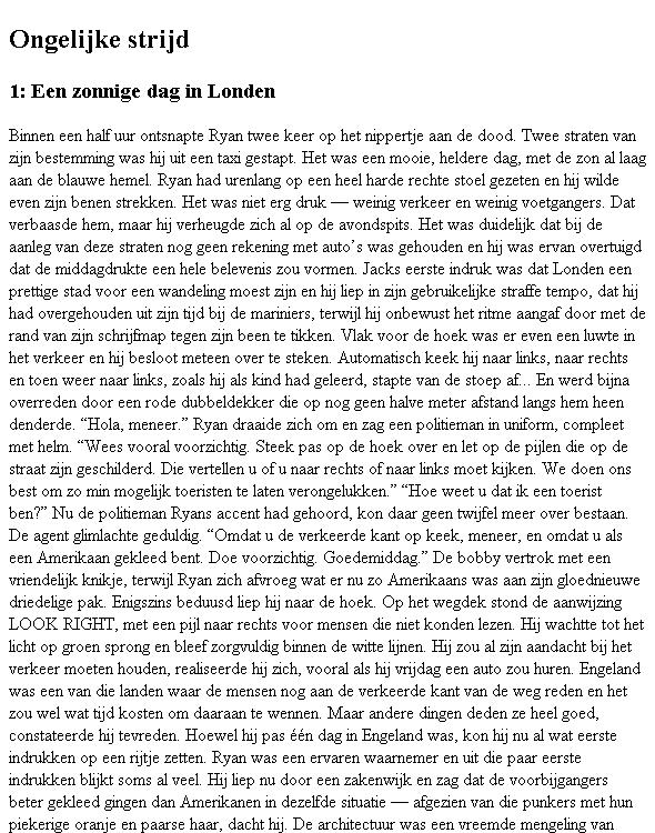 Ongelijke Strijd (1987)