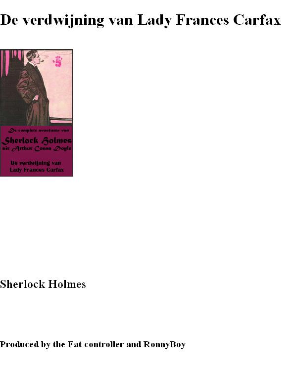 De verdwijning van Lady Frances Carfax