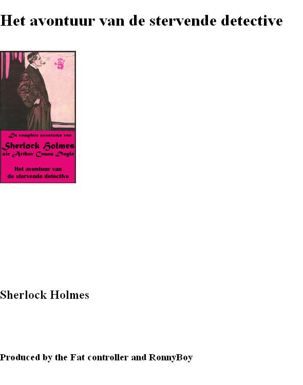 Het avontuur van de stervende detective