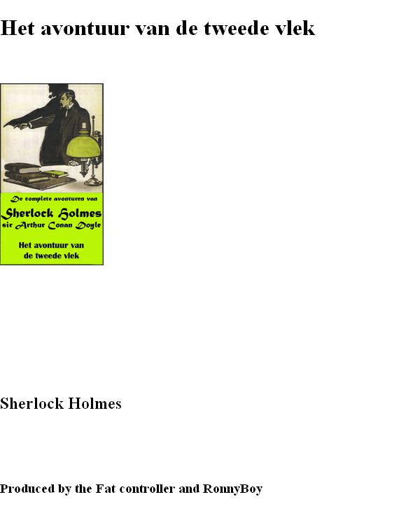 Het avontuur van de tweede vlek