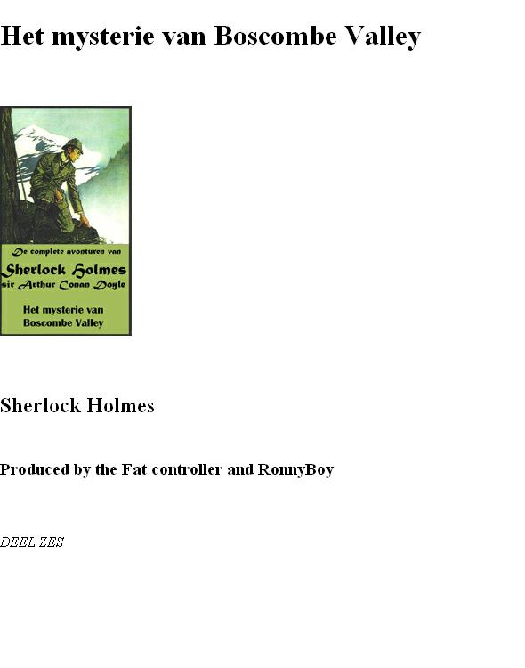 Het mysterie van Boscombe Valley