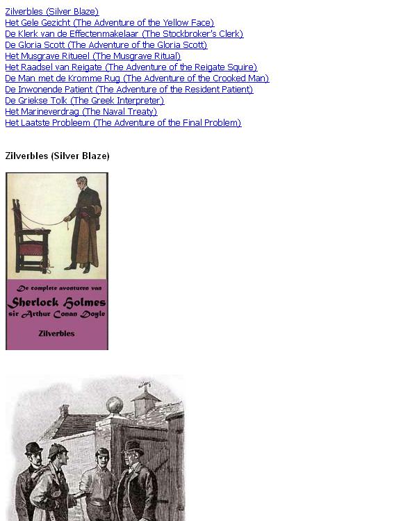 De memoires van Sherlock Holmes