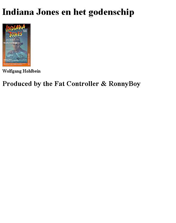 Indiana Jones en het godenschip