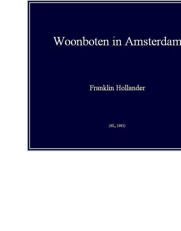 Woonboten in Amsterdam