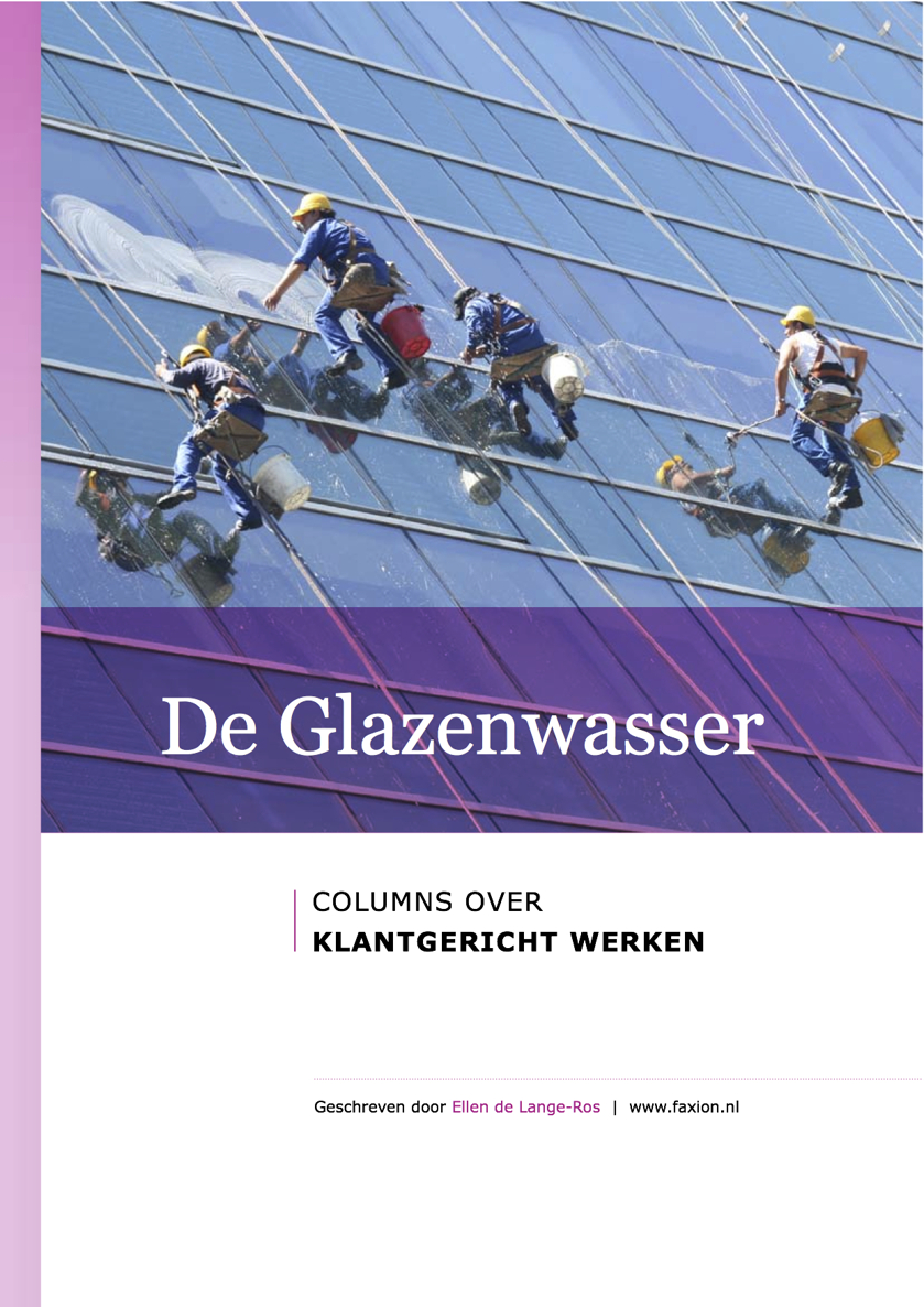 De glazenwasser