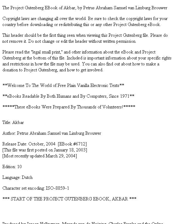 Akbar: een oosterse roman
