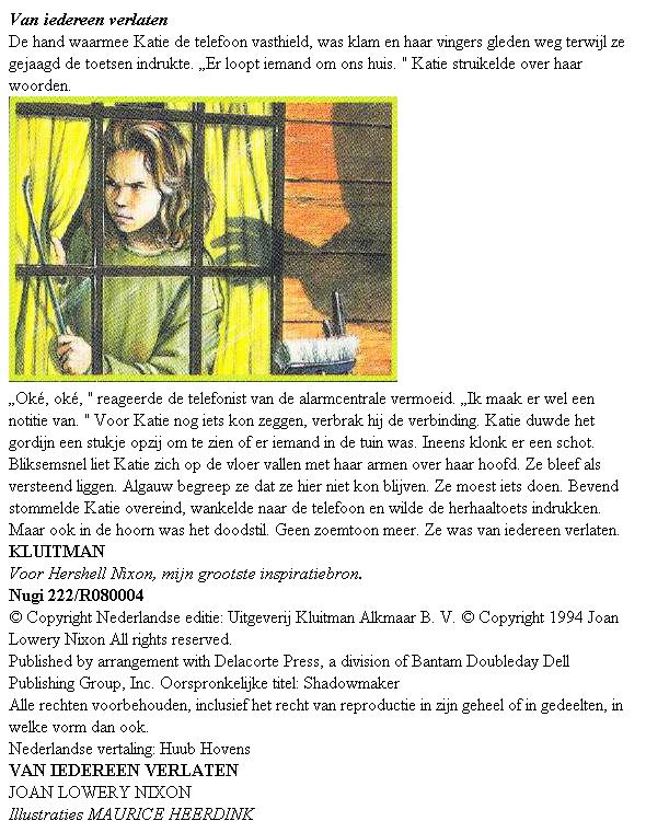 Van iedereen verlaten