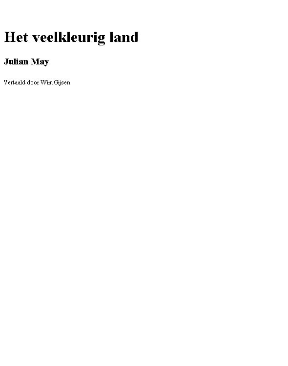 Het veelkleurig land