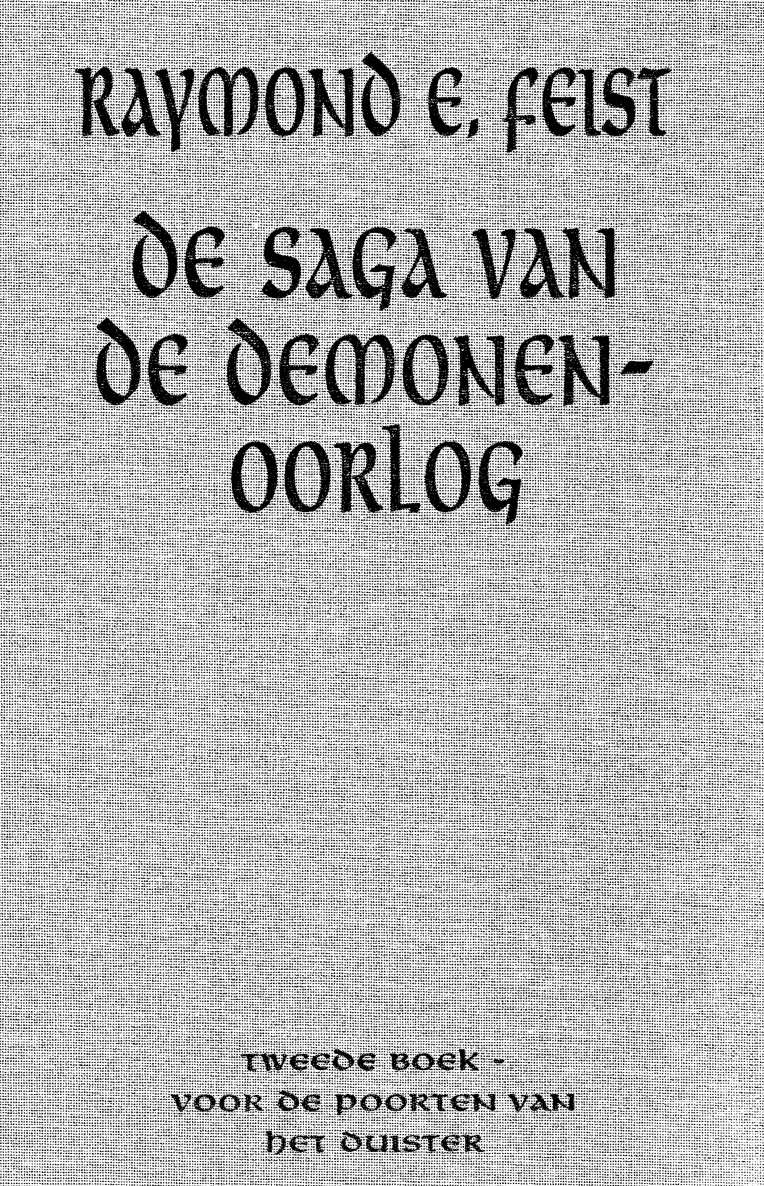 De saga van de demonen oorlog 02 - Voor de poorten van het duister